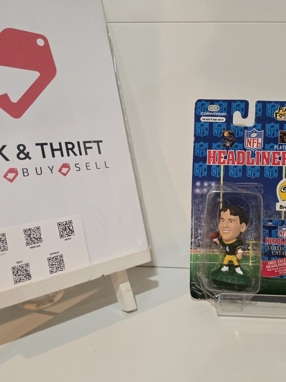 Corinthian Headliners 1996 Green Bay Packers Brett Favre Figurine 3" 
CIB